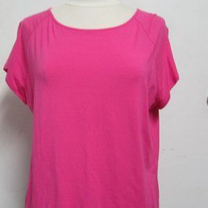 Lauren Ralph lauren 1x Hot pink short sleeve top